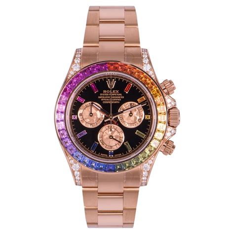 rolex rainbow' rose gold price|rolex daytona rainbow 2022 price.